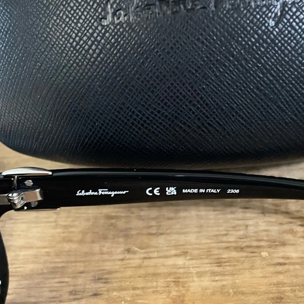 Salvatore Ferragamo Black 59mm Square Sunglasses